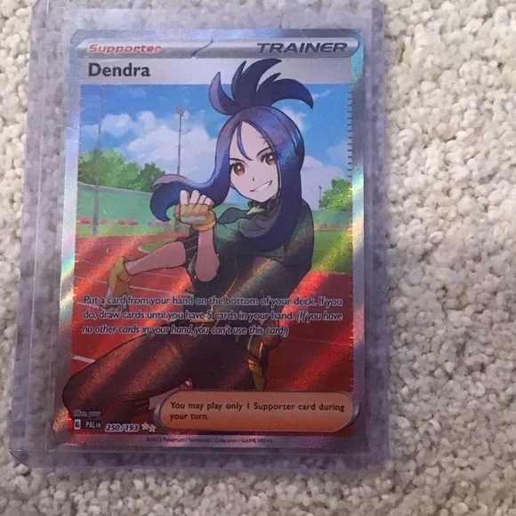 Pokemon Trainer Card - Dendra Holographic